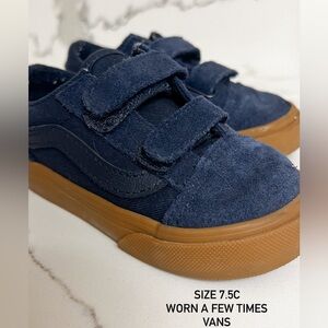 Blue and tan Vans - Toddler SOLD